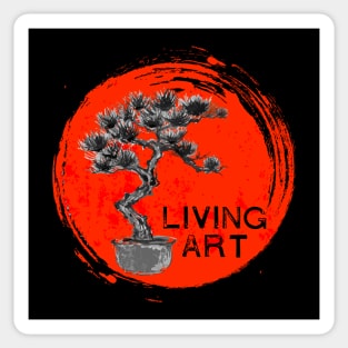 Bonsai Living Art Penjing Penzai Gardeners Gifts Sticker